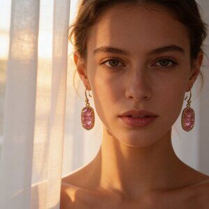 Drop Earrings In Gold